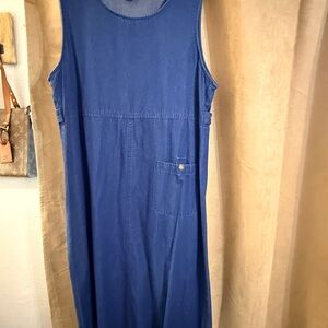 Talbots Blue Chambray Dress